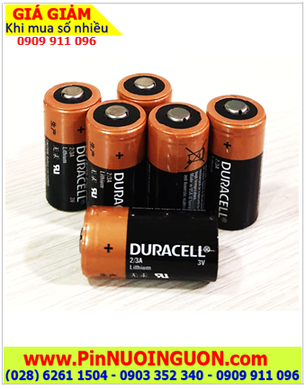 Duracell CR123A; Pin Duracell DL123A, CR17345 Lithium 3v, Xuất xứ MỸ